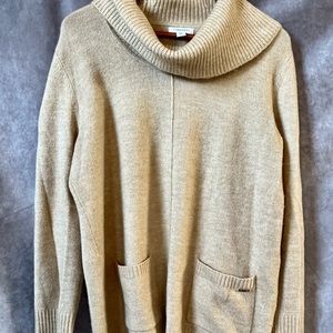 Calvin Klein Super Soft Sweater Tunic Medium Ecru